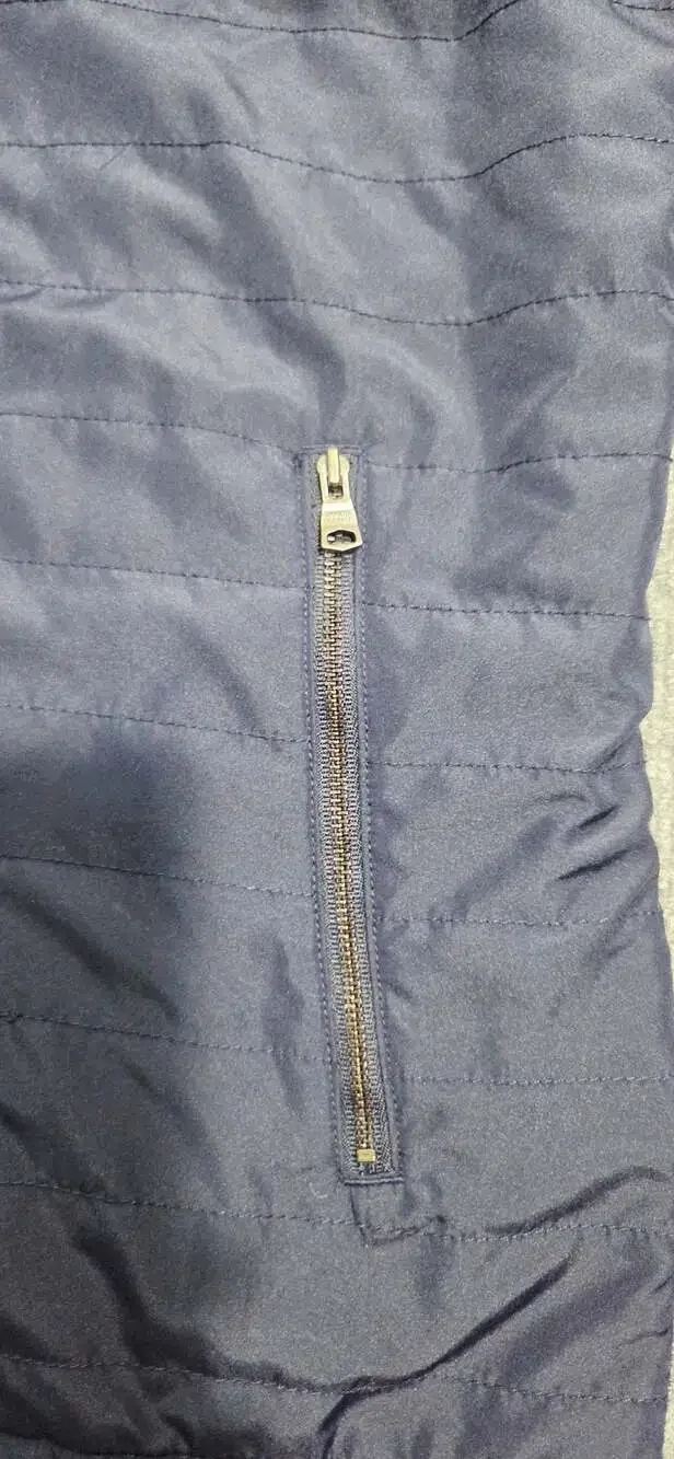 Banana Republic Navy Blue Quilted Front Full Zip Hoodie Jacket Fleece Sleeves Me